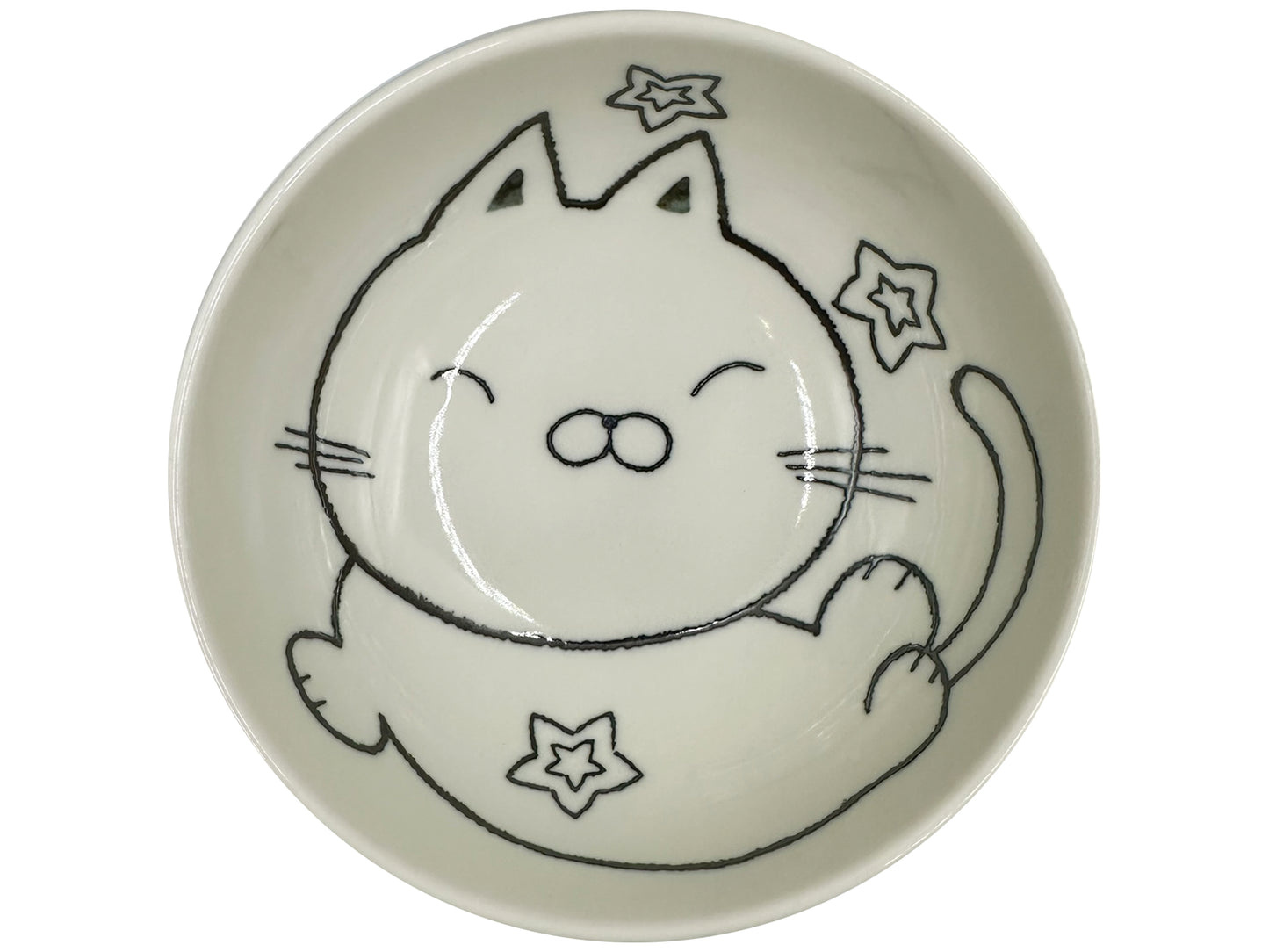 Japanese Ceramic Animal Bowl: Cat