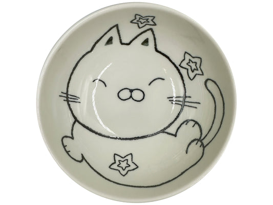 Japanese Ceramic Animal Bowl: Cat