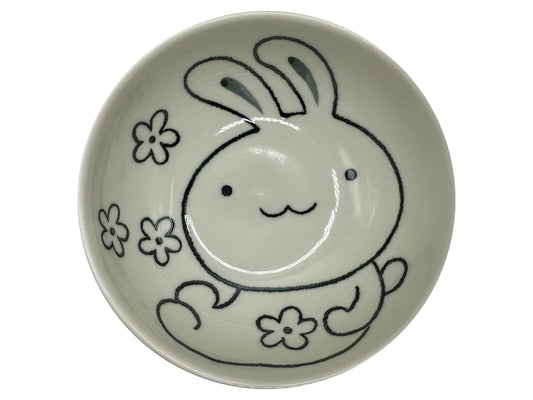 Japanese Ceramic Animal Bowl: Rabbit